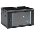 vidaXL 6U Nástenná serverová skriňa 19" IP20 600x450x350 mm