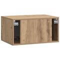 vidaXL Nástenná TV skrinka 59,5 x 41 x 30 cm Dub artisan