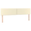 vidaXL Boxspring posteľ s matracom krémová 200x200 cm umelá koža