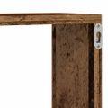 vidaXL Stenné police 2 ks Staré drevo 80 x 15 x 26 cm Kompozitné drevo