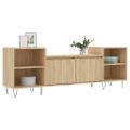 vidaXL TV skrinka dub sonoma 160x35x55 cm spracované drevo