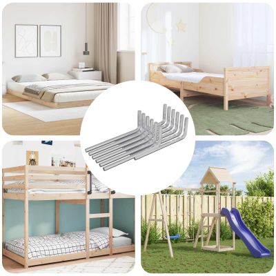 vidaXL Šesťhranný kľúč 12 pcs Strieborná 20 x 52 mm Oceľ