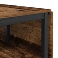 vidaXL Jedálenský stôl 122 x 80 x 76,5 cm Kompozitné drevo Staré drevo