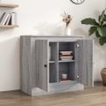vidaXL Komoda sivá sonoma 70x35,5x67,5 cm spracované drevo