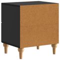 vidaXL Nočný stolík 2 ks Čierna 43 x 34,5 x 48 cm Kompozitné drevo