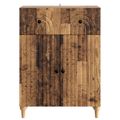 vidaXL Servírovacia skriňa Staré drevo 66 x 34,5 x 90 cm