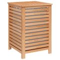 vidaXL Kôš na bielizeň 45x45x65 cm masívne orechové drevo