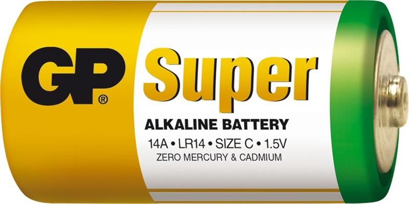 Alkalická baterie GP Super LR14, C