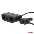 Predlžovacia zásuvka s nabíjačkou USB-C USB-A QC3.0 PD3.0 120W AMiO-04837
