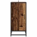 vidaXL Servírovacia skriňa Staré drevo 35,5 x 35 x 76 cm