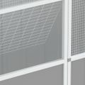 vidaXL Klietka pre vtáky sivá 215x78x200 cm pozinkovaná oceľ