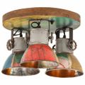 vidaXL Industriálna stropná lampa 25 W farebná 42x25 cm E27