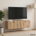 vidaXL Nástenná TV skrinka 98 x 31 x 30 cm Dub artisan