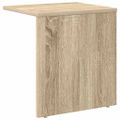 vidaXL Koncový stôl 2 ks Sonoma dub 37 x 32 x 40 cm Kompozitné drevo