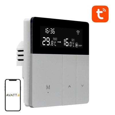 Inteligentný termostat Avatto WT50 3A Wi-Fi Tuya