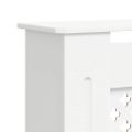 vidaXL Kryt na radiátor biely 205 cm MDF