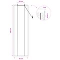 vidaXL Roleta Prírodná 40 x 220 cm Bambus