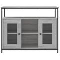 vidaXL Komoda sivá sonoma 100x35x80 cm kompozitné drevo