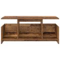 vidaXL TV stolík 102 x 35 x 45 cm Staré drevo Kompozitné drevo