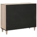 vidaXL Servírovacia skriňa Bielená biela 90 x 33 x 75 cm