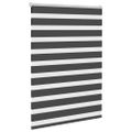 vidaXL Zebra roleta čierna 110x150 cm šírka látky 105,9cm polyester