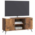vidaXL TV skrinka 102 x 34,5 x 50 cm Staré drevo Kompozitné drevo