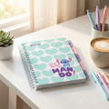 Zápisník špirálový B5 so záložkami Stitch Pastel