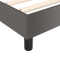 vidaXL Posteľný rám s boxspringom sivý 120x200 cm umelá koža
