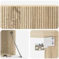 vidaXL Nástenná TV skrinka 98 x 41 x 30 cm Dub sonoma Kompozitné drevo