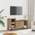 vidaXL TV skrinka dub artisan 100x35x55 cm spracované drevo