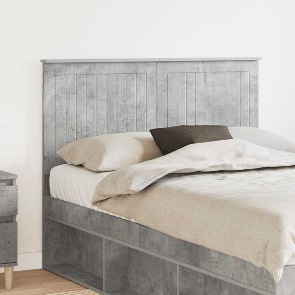 vidaXL Zadné čelo Betónová šedá 120 cm Kompozitné drevo
