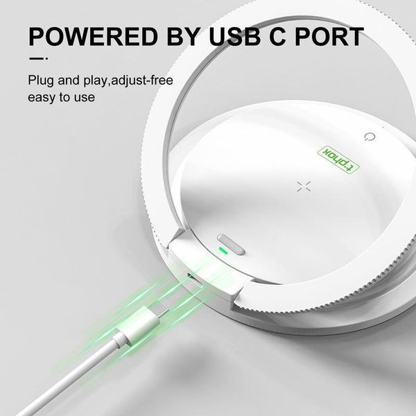 Bedside lamp  t-phox with charger SL-603 15 white