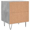 vidaXL Nočné stolíky 2 ks betónovo sivé 40x35x47,5 cm kompozitné drevo