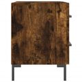 vidaXL Nočné stolíky 2 ks dymový dub 40x35x47,5 cm kompozitné drevo