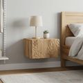 vidaXL Nástenný bočný stôl 2 ks Dub artisan 34,5 x 33 x 20 cm