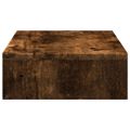 vidaXL Stojan na monitor dymový dub 50x27x10 cm kompozitné drevo