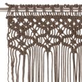 vidaXL Záclona macrame sivo-hnedá 140x240 cm bavlna