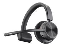 Voyager 4300 series - náhlavná súprava - náhlavná - Bluetooth - bezdrôtová - USB-C - čierna