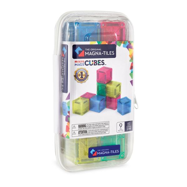 Magnetická stavebnica microMAGS Cubes 9 dielov