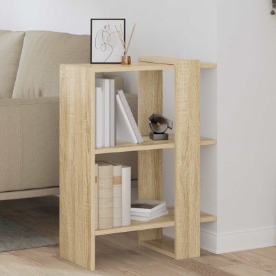 vidaXL Regál na knihy Sonoma dub 52 x 25 x 71,5 cm Kompozitné drevo
