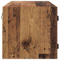 vidaXL Nástenná skrinka 102 x 37 x 35 cm Kompozitné drevo Staré drevo