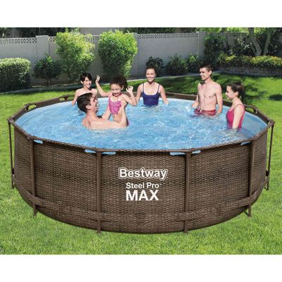 Bestway Steel Pro MAX Bazénová súprava okrúhla Deluxe Series 366x100cm