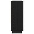 vidaXL Servírovacia skriňa Čierny dub 97 x 29 x 75 cm Kompozitné drevo
