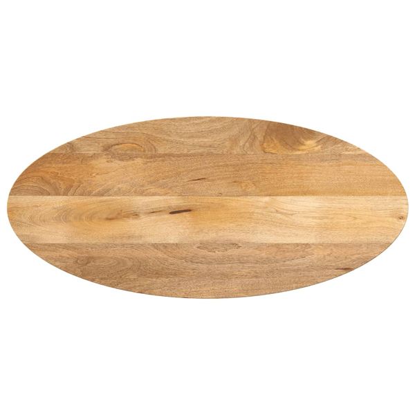 vidaXL Stolová doska 90x40x2,5 cm oválna masívny mangovník