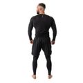 Pánske tréningové tričko DBX BUSHIDO Rashguard RSL Black