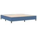 vidaXL Platformový rám postele Modrá 200 x 200 cm Kordúrová tkanina