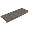 vidaXL Nášľapy na schody vzhľad sisal 15 ks 65x21x4 cm sivé a béžové