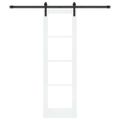 vidaXL Posuvné dvere ORKDAL Biela a čierna 61 x 198,5 cm