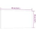 vidaXL Nástenná magnetická tabuľa biela 60x30 cm tvrdené sklo