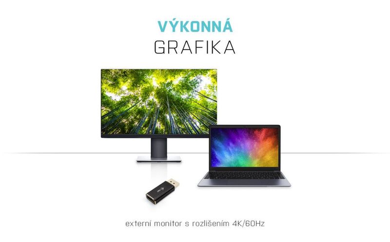i-tec DisplayPort na HDMI Adaptér 4K/60 Hz Adaptér, DisplayPort na HDMI 4K/60 Hz, čierny